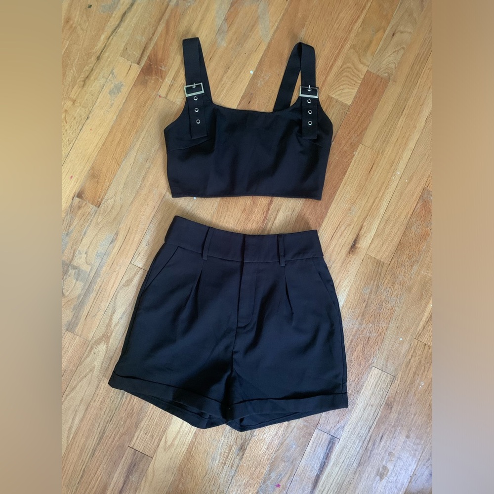 Black Two Piece Set from Nasty Gal